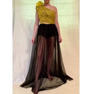 One-Shoulder Evening Dress